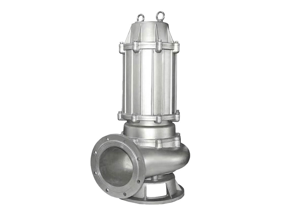 Stainless steel WQ non clogging sewage pump