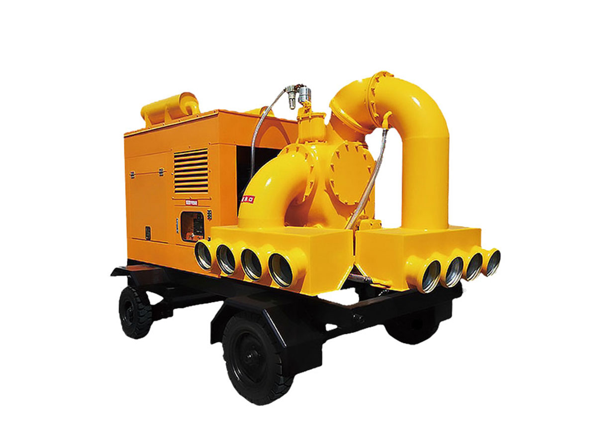 Emergency high-power water pump truck