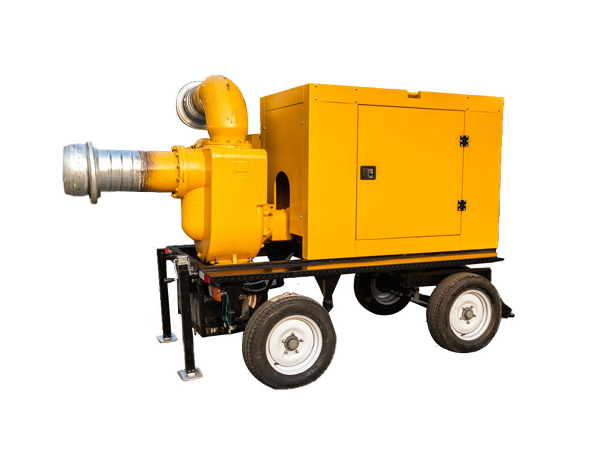 Mobile sewage pump truck