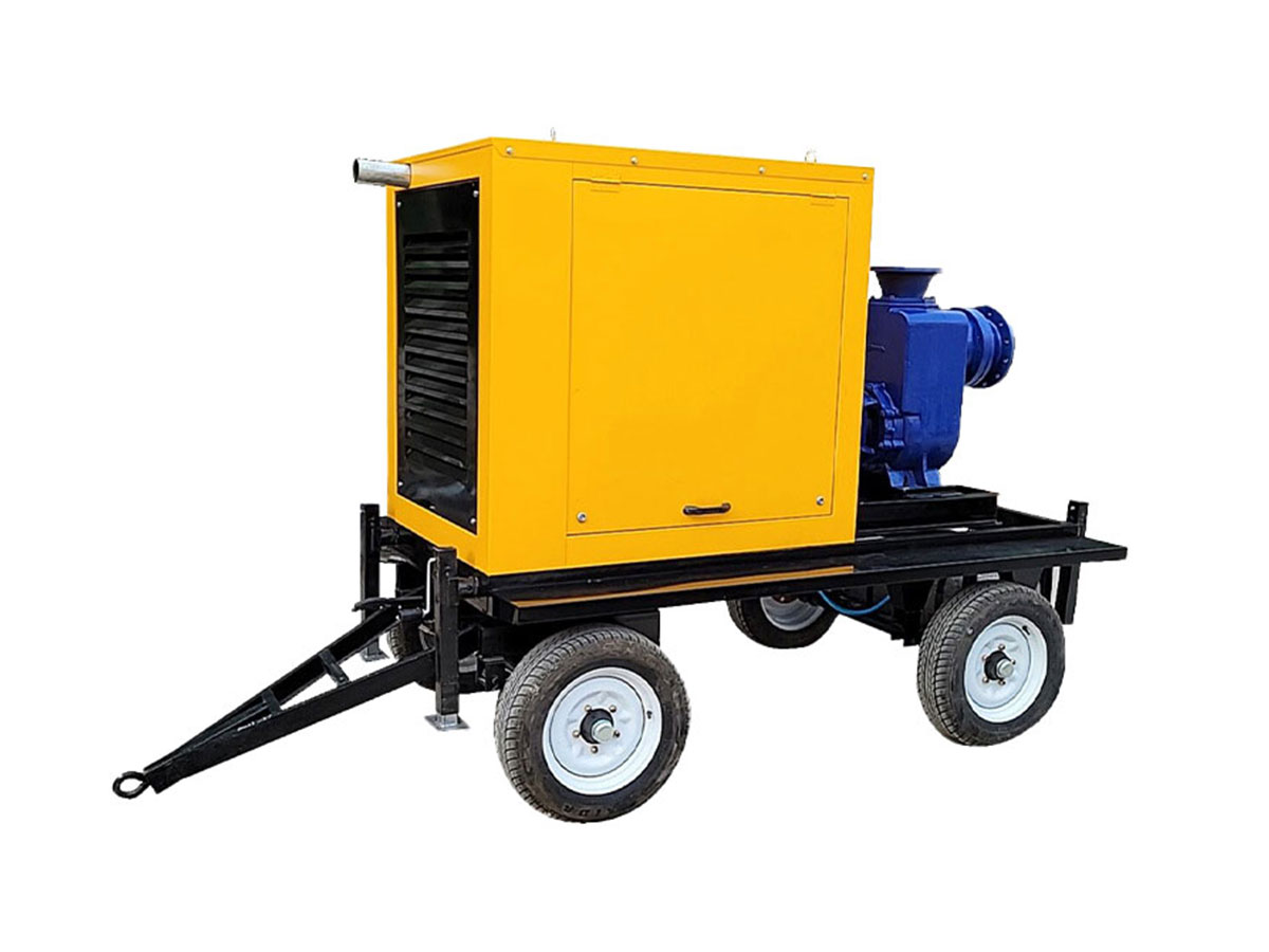 Trailer Type Diesel Engine Drainage Pump